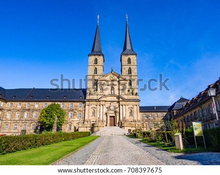 Michaelsberg Abbey, Bamberg, Germany Royalty-Free Stock Photo #708397675