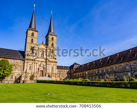 Michaelsberg Abbey, Bamberg, Germany Royalty-Free Stock Photo #708413506
