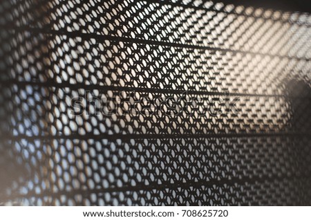 Closeup mesh fabric texture, Backrest chair 