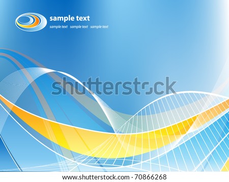 abstract vector background with  lines. Eps10