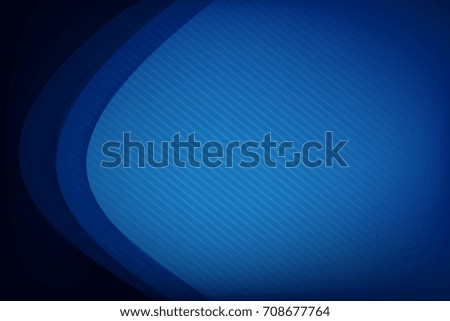 Abstract deep blue background curve and overlap layer with basic simply geometry vector illustration