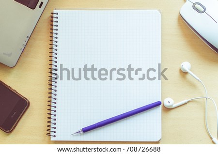 notebook pen