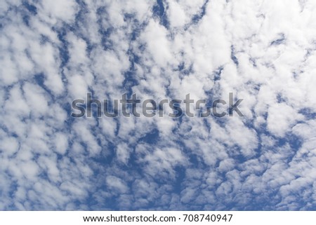 blue sky and Cloud in thailand