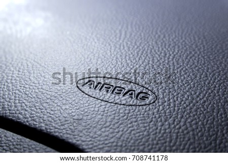 Airbag Sign Royalty-Free Stock Photo #708741178