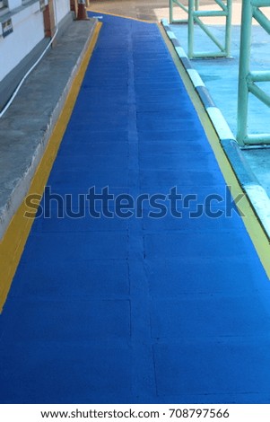 Wheelchair line in the hospital