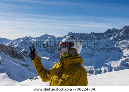 Cervinia Ski resort with released model - Matterhorn paradise 