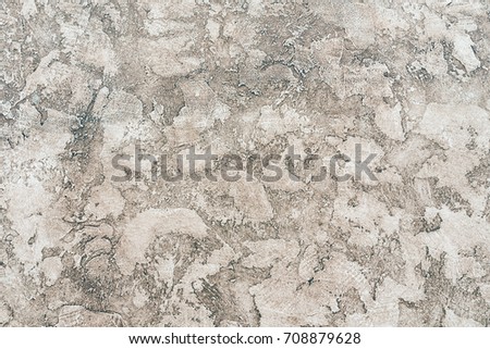  Worn pale white and black concrete wall texture background. Textured plaster