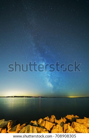 Milky Way over Semiahmoo Bay