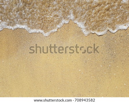 wave in the sand