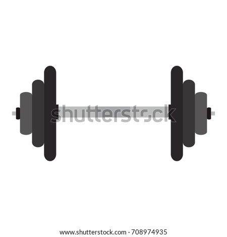 Isolated weight icon on a white background, Vector illustration
