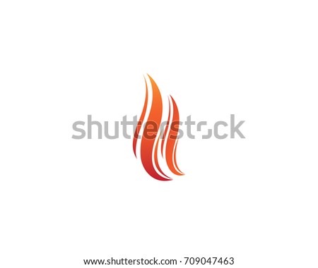 Fire flame Logo Template
