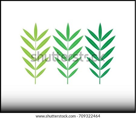 Green Leaves Icon Set - Illustration,Plant, Seedling, Dirt, Leaf, Icon