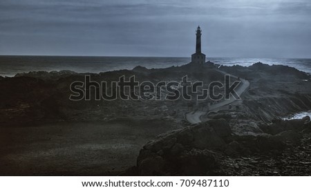 Infrared photography: Favaritx lighthouse, Menorca, Spain