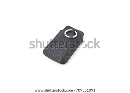 Phone case isolated on white background