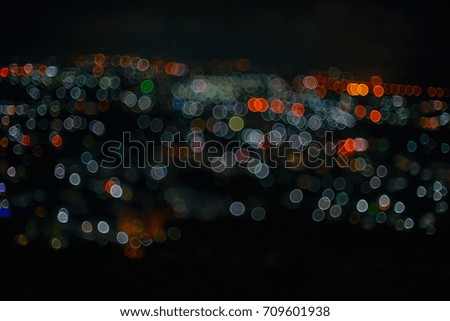 abstract, blurred background. , defocused in the dark night.