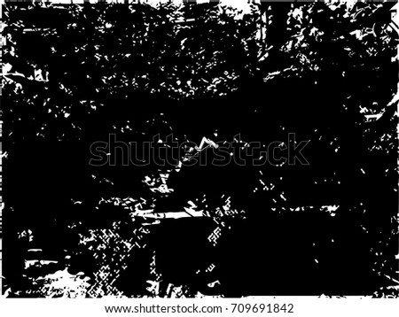 Background black and white  abstract  texture vector illustration with  dark spots,  scratches, dots and lines Print Distress Background