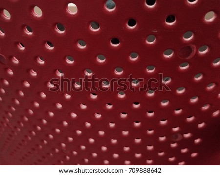 red hole pattern 
