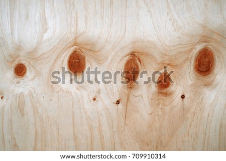 Light wooden boards with wooden eyes
