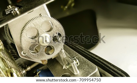 Electric Meter with Mechanical Gears Exposed