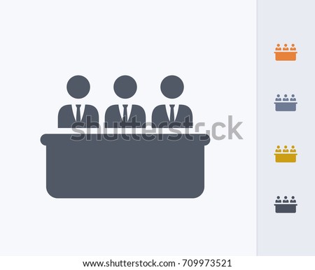 Board Of Directors - Carbon Icons. A professional, pixel-aligned icon.  Royalty-Free Stock Photo #709973521