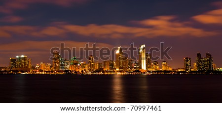 San Diego skyline as seen from Coronado island
