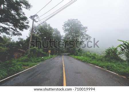 Country road Thailand