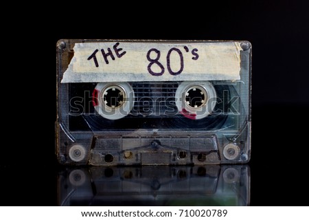 The 80's.
Eighties mixed tape. Royalty-Free Stock Photo #710020789