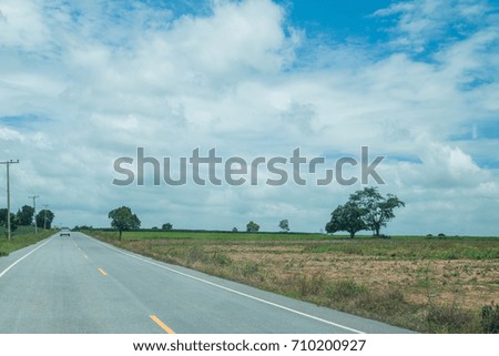 Road to the Path of Satisfaction Royalty-Free Stock Photo #710200927