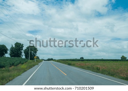 Road to the Path of Satisfaction Royalty-Free Stock Photo #710201509