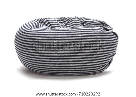 U pillow photo in white background
