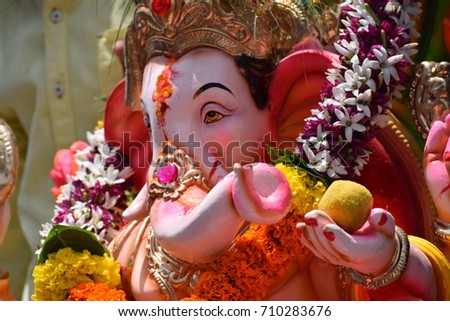 Lord Ganesha son of Shiva, one of the Indian Gods