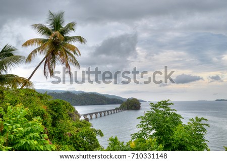 Bay in dominican republic