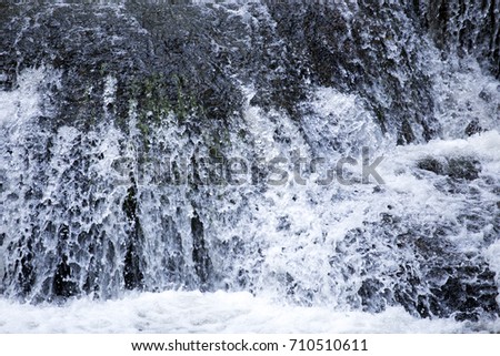 Nature background from waterfall picture can be use as wall paper screen saver brochure cover page or for presentations background or articles background also have copy space for text.
