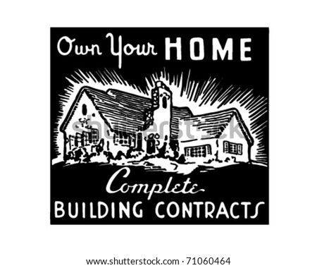 Own Your Home 2 - Retro Ad Art Banner