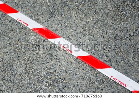 CAUTION Tape.Safety Concept