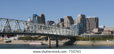 Cincinnati City Skyline