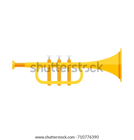 trumpet icon Royalty-Free Stock Photo #710776390