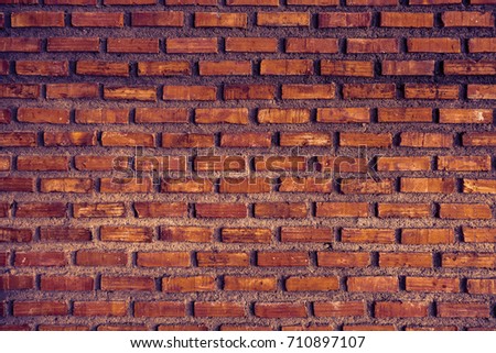 old grunge red brick wall texture background