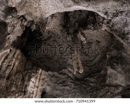 Cave wall,Stone background texture.
