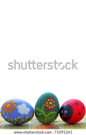 Easter egg,  hand painted beautiful and colorful