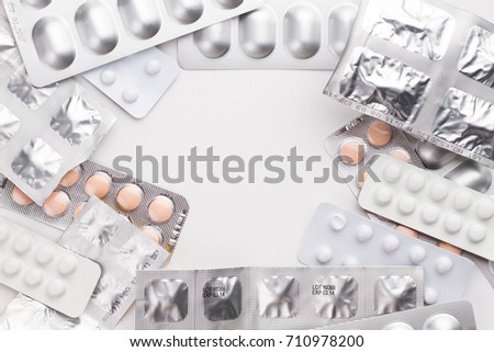 Medicine packaging expired. Royalty-Free Stock Photo #710978200