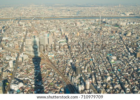 View of Tokyo from Tokyo skytree