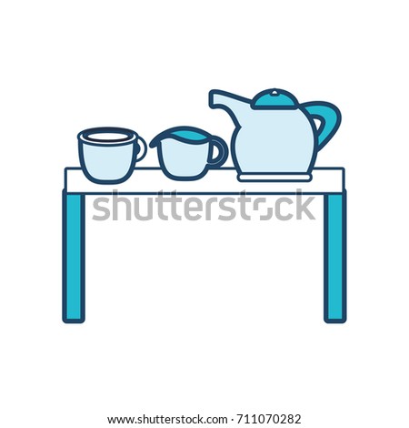 table with kitchen utensils icon