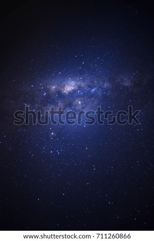 milky way galaxy with stars and space dust in the universe 