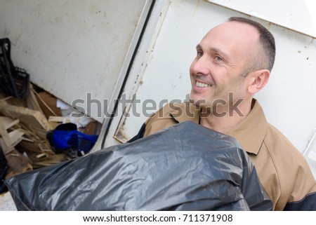 garbage disposal worker