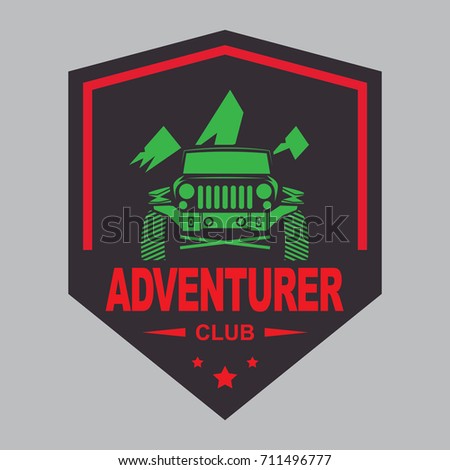 Adventure car design template