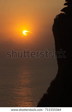 Panoramic Sunset Royalty-Free Stock Photo #711555364