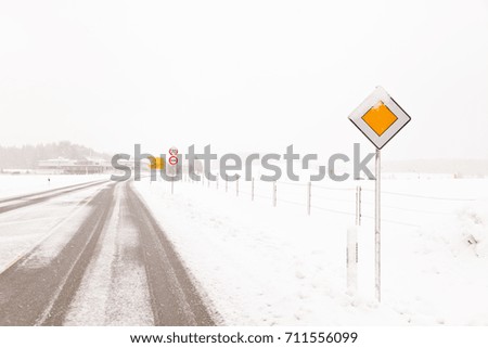 Snowcovered Road