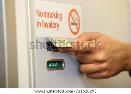 No Smoking in Lavatory