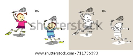Badminton Children.